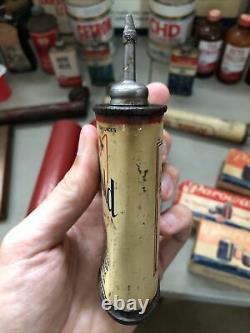 SOHIO HOUSEHOLD OIL LEAD TOP HANDY OILER Rare Old Advertising Can Standard Ohio