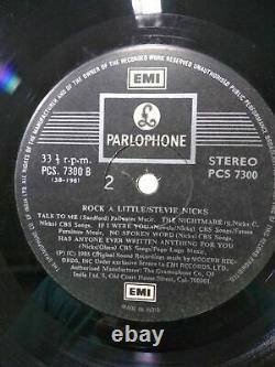 STEVIE NICKS ROCK A LITTLE I can't wait Parlophone RARE LP RECORD INDIA VG+