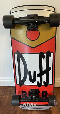 Santa Cruz Simpsons Homer Duff Beer Can Skateboard Cruiser RARE Skateboard