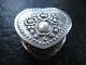 Silver 835 Albert Bodemer Rare Heart Shape Pill Box