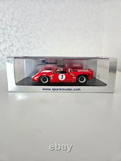 Spark 1.43 Rare S1137 Lola T70 1st Riverside Winner 1966 CAN-AM #7 John Surtees