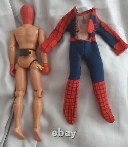 Spider-Man Rare 1975 vintage Mego action Figure damaged but can be Restored