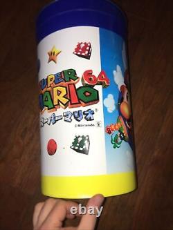 Super Mario 64 trash can Rare! Merchandise Nintendo N64 Japan 1999 Limited