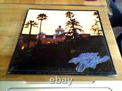 THE EAGLES HOTEL CALIFORNIA Asylum 1st CAN LP 1976 GREEN LABELS + INNER RARE