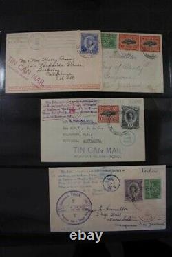 TONGA NIUAFO'OU + 88 Covers Rare Tin Can Mail the Biggest Stamp Collection