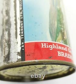 Tennents Scottish Series Braemar Flat top OI on Lid Beer Can Scotland Rare ft uk