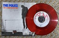 The Police Can't Stand Losing You Rare 7 Red Vinyl Single Very Good Condition