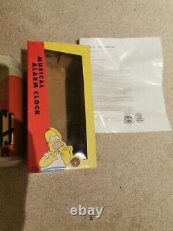 The Simpsons Duff Beer Can Musical Alarm Clock Boxed Instructions 1999 RARE
