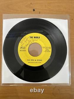 The Stix & Stonz I Cant Quit/The World Rare FL Psyche Garage 45 Pat Records VG