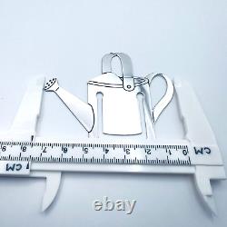 Tiffany & Co Auth Silver Bookmark Watering Can Pitcher Rare #438