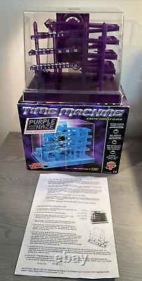 Time Machine Rare Special Limited Edition Purple Haze Kinetic Display Clock