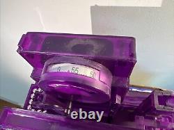 Time Machine Rare Special Limited Edition Purple Haze Kinetic Display Clock