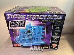 Time Machine Rare Special Limited Edition Purple Haze Kinetic Display Clock