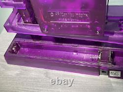 Time Machine Rare Special Limited Edition Purple Haze Kinetic Display Clock