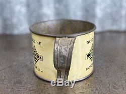 Trop-Artic Auto Oil Cup Tin Can Manhattan Co. Automobile Vintage NOS RARE