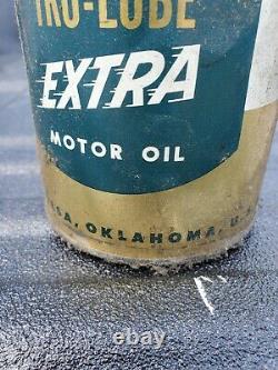 Tru Lube Motor Oil Can Tulsa Oklahoma RARE