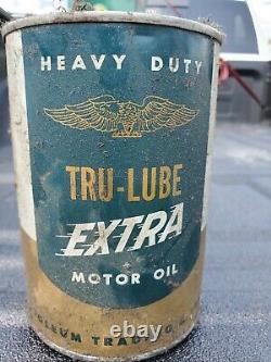 Tru Lube Motor Oil Can Tulsa Oklahoma RARE