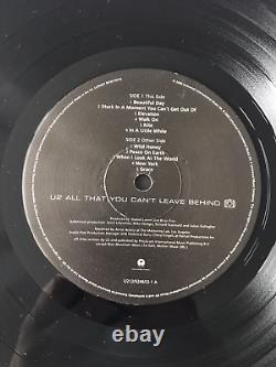 U2 All That You Can't Leave Behind 2000 First Press Vinyl Lp Very Rare Elevation