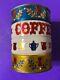 ULTRA RARE ANTIQUE Vintage Coffee Can