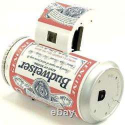 Used Rare Budweiser Toy Film Camera Can Beer Type Vintage Exclusive Bud Glass
