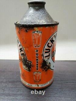 VERY RARE 3 GENUINE 1940's Cone Top Beverage Cans Lucky Strike, C&C, Beverwyck