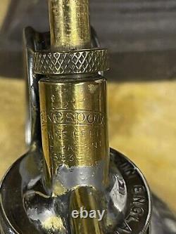 VINTAGE-RARE OIL CAN / OILER FORCE FEED in Good Working Condition