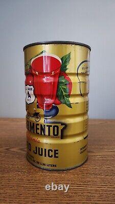 VINTAGE RARE SACRAMENTO TOMATO JUICE CAN Bercut Richards California