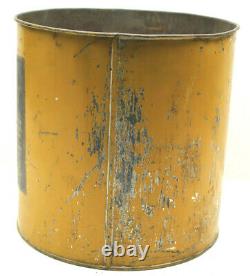 Very Rare Antique Tin Can 10 Oswego New York NY Ox-Heart Salted Peanuts Candy