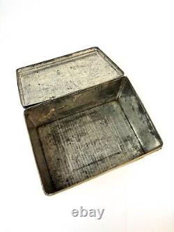 Very Rare Large Original Avantgarde Art Deco Bauhaus Antique Tin Box 1930