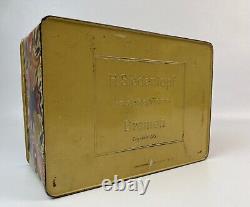 Very Rare Large Original Avantgarde Art Deco Bauhaus Antique Tin Box 1930