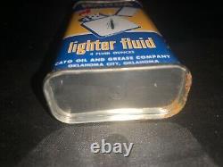 Very Rare Vintage 1940-50s Wanda lighter fluid fuel oil tin can handy oiler