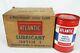 Very Rare Vintage Atlantic Cardboard Advertising Box 5 Pound Litho. Can Lot Oil