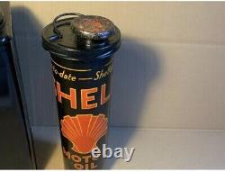 Very Rare Vintage Bp / Shell Duo Petrol Can Petroliana Automobilia Not Enamel