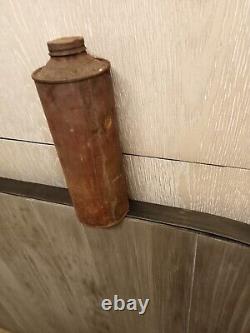 Very Rare Vintage Old Mobil Oil Can