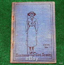 Vintage 1917 Handbook For Girl Scouts How Girls Can Help Their Country Rare