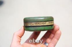 Vintage 1940s Cities Service Motor Oil Can Super Glaze Wax Can Advertising RARE