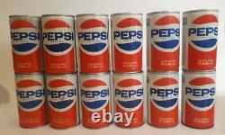 Vintage 1982 Pepsi 12 empty cans Dc Superheroes complete collection ultra rare