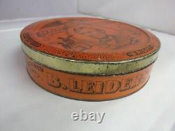 Vintage Advertising Empty Rare Old Abe Pie Pan Style Tobacco Tin Can 853-e