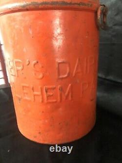 Vintage Antique Carnival Fair Toss Game Milk Can Pitch Rare With Hole