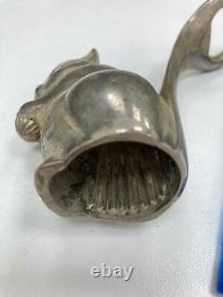 Vintage Beautiful Iron Squirrel Can Opener Beer Rare