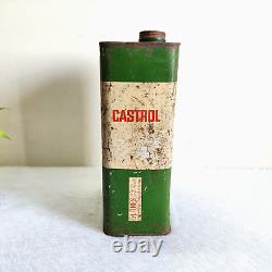 Vintage Castrol Motor Oil CR 40 For Diesel Engine Advertising Tin Can Rare T614