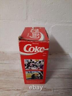 Vintage Coca Cola working dancing coke can Takara 1990 in original box RARE