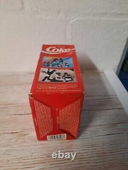 Vintage Coca Cola working dancing coke can Takara 1990 in original box RARE