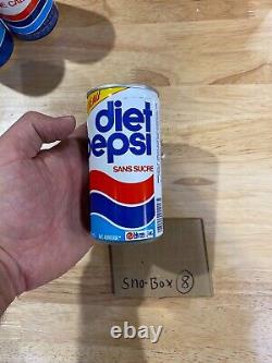 Vintage Diet Pepsi One Calorie Canada Can Nutrasweet NutraSuc Sans Sucre RARE
