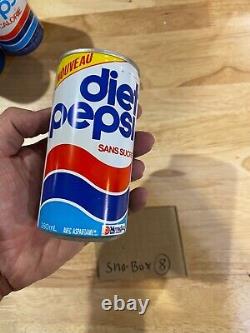 Vintage Diet Pepsi One Calorie Canada Can Nutrasweet NutraSuc Sans Sucre RARE