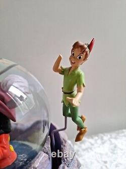 Vintage Disney Peter Pan You Can Fly (x3) Musical Snow Globe Very Rare