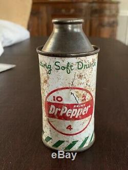 Vintage Dr. Pepper Metal Can Bottle 4 oz Dallas Texas Rare