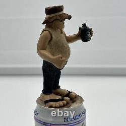 Vintage Ettamogah Pub Beer Can With Hillbilly Drunk Figure Super Unique & Rare