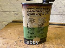 Vintage Everyman Cycle Oil Can Oil Tin Oil Jug Barn Find Rare Castrol Wakefield
