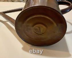 Vintage HAWS Elliott COPPER WATERING CAN England Mid Century Rare